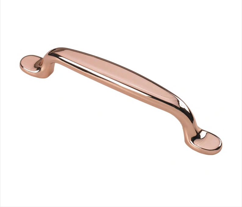 Polished Copper 3 4 Copa Drawer Pull Finger Polished Copper 3 4 Copa Drawer Pull, Copper Cabinet Pulls 4