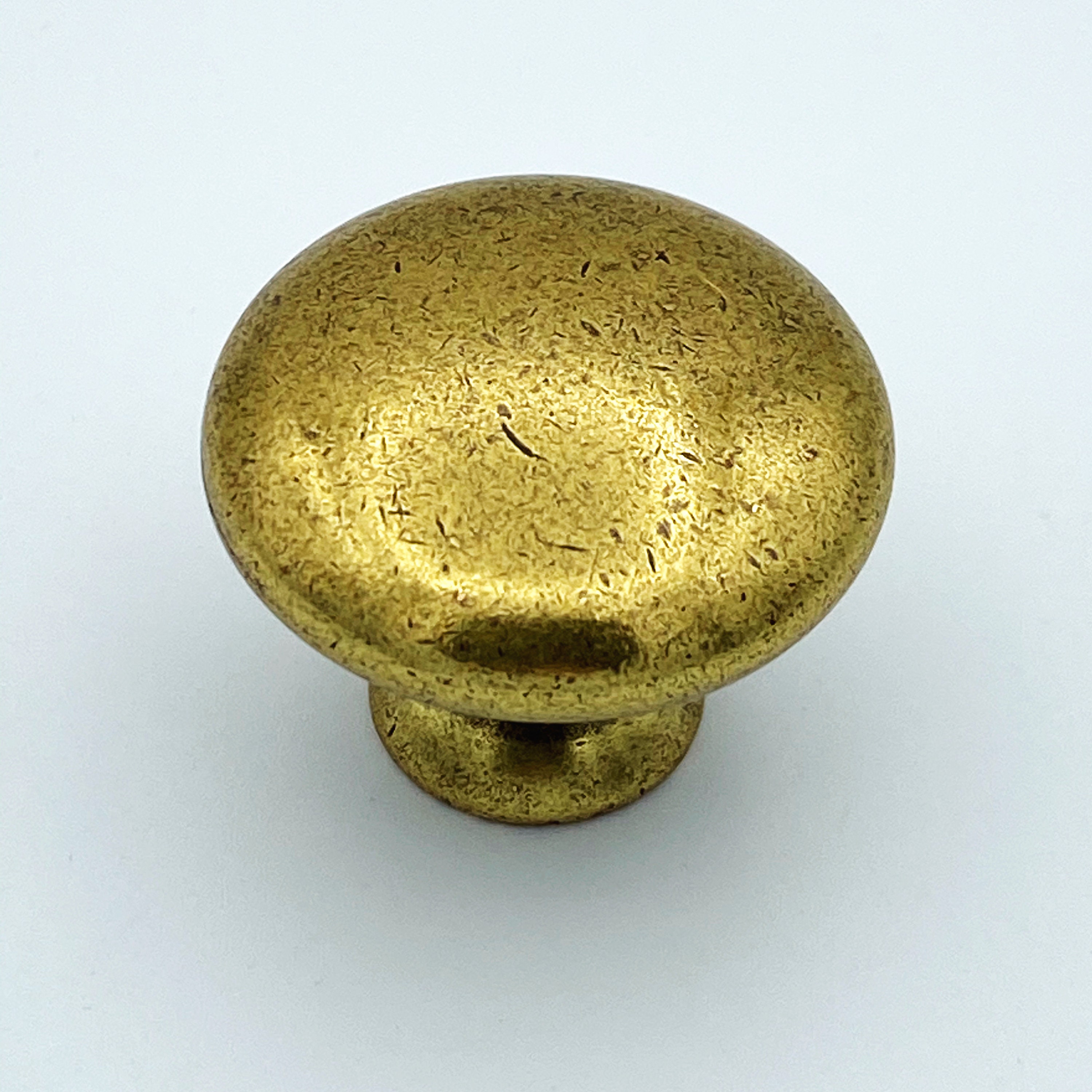 One Antique Brass knob four available 