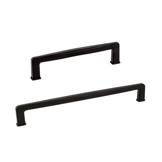 Black Drawer Pulls Kelly Cabinet Handles T Bar Etsy