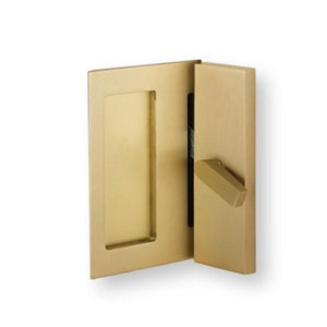 Barn Door Lock Flush Pull Privacy Lock Hardware for Interior Sliding and Barn Doors