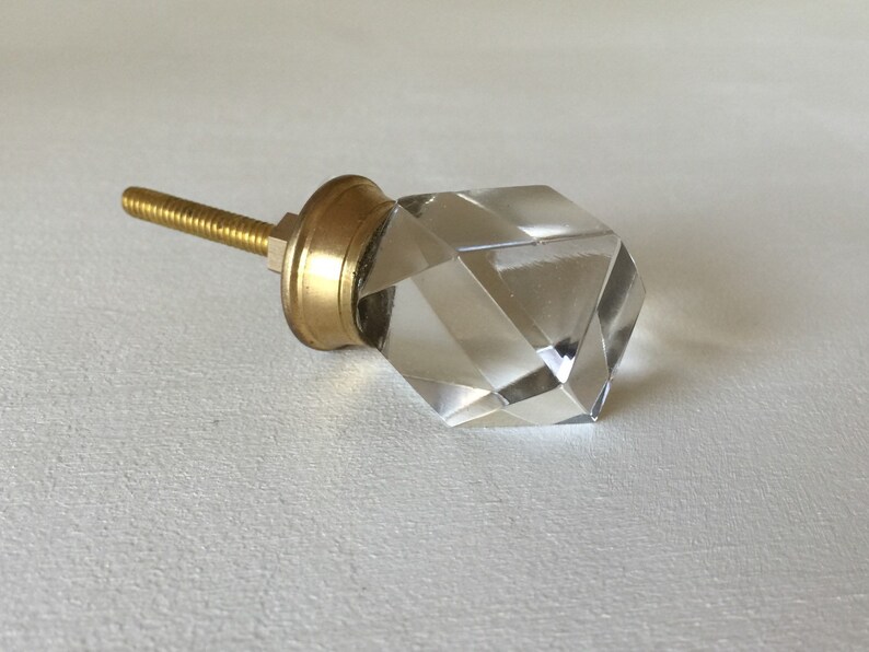 Lucite Knob Drawer knobs Knobs Furniture Etsy