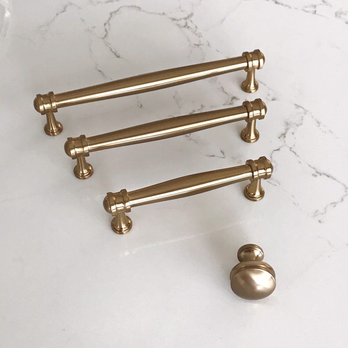 Champagne Bronze mist Drawer Pulls and Knobs Etsy