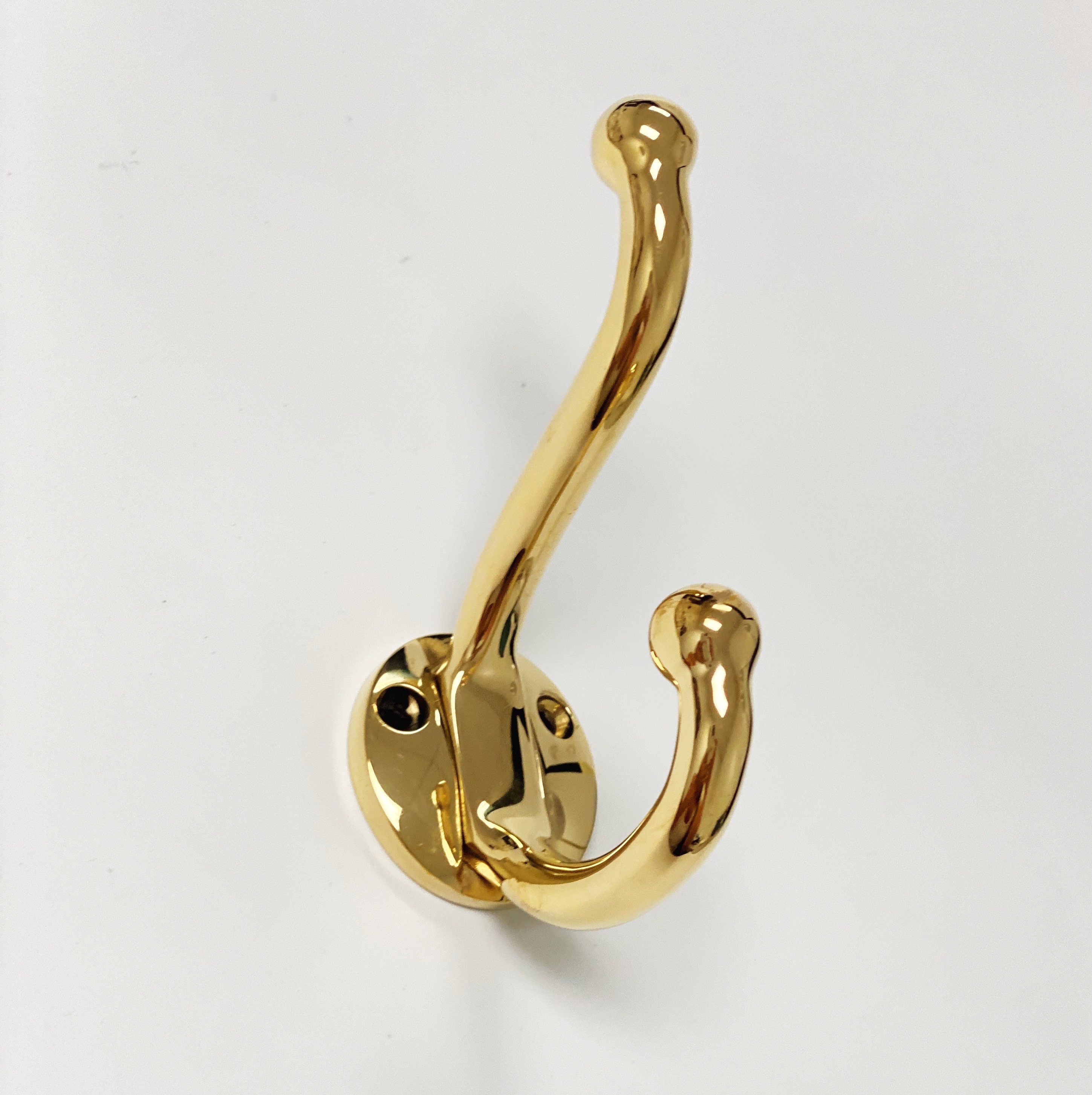 Polished Unlacquered Brass heritage Wall Hook, Brass Wall Coat Hooks Sold  per Piece -  Canada