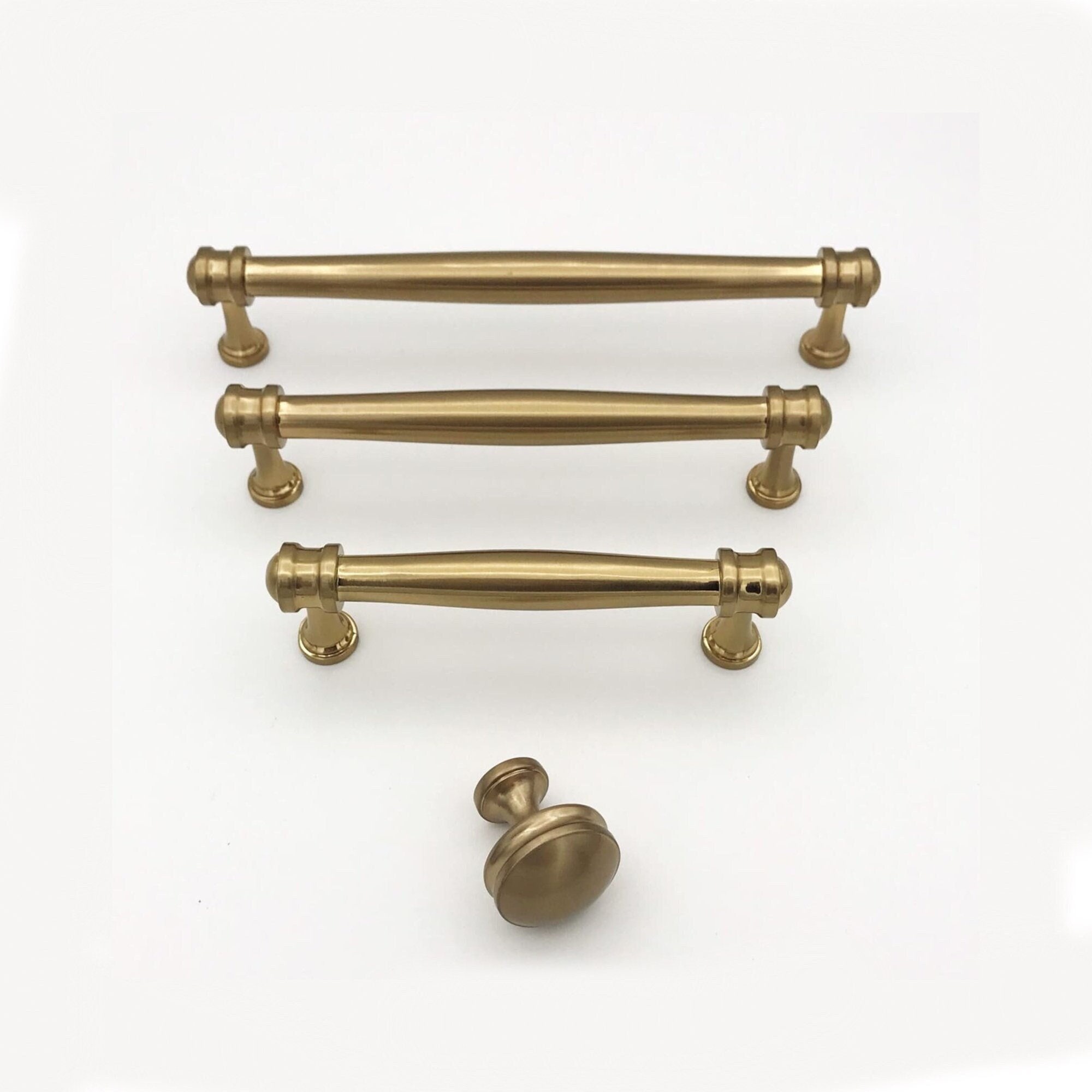 Round Glass and Brass Ball Drawer Cabinet Knob – Forge Hardware Studio