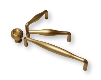 Champagne Bronze "Avenue" Cabinet Pulls and Knobs, Cabinet Handles Cabinet Hardware, Drawer Pull
