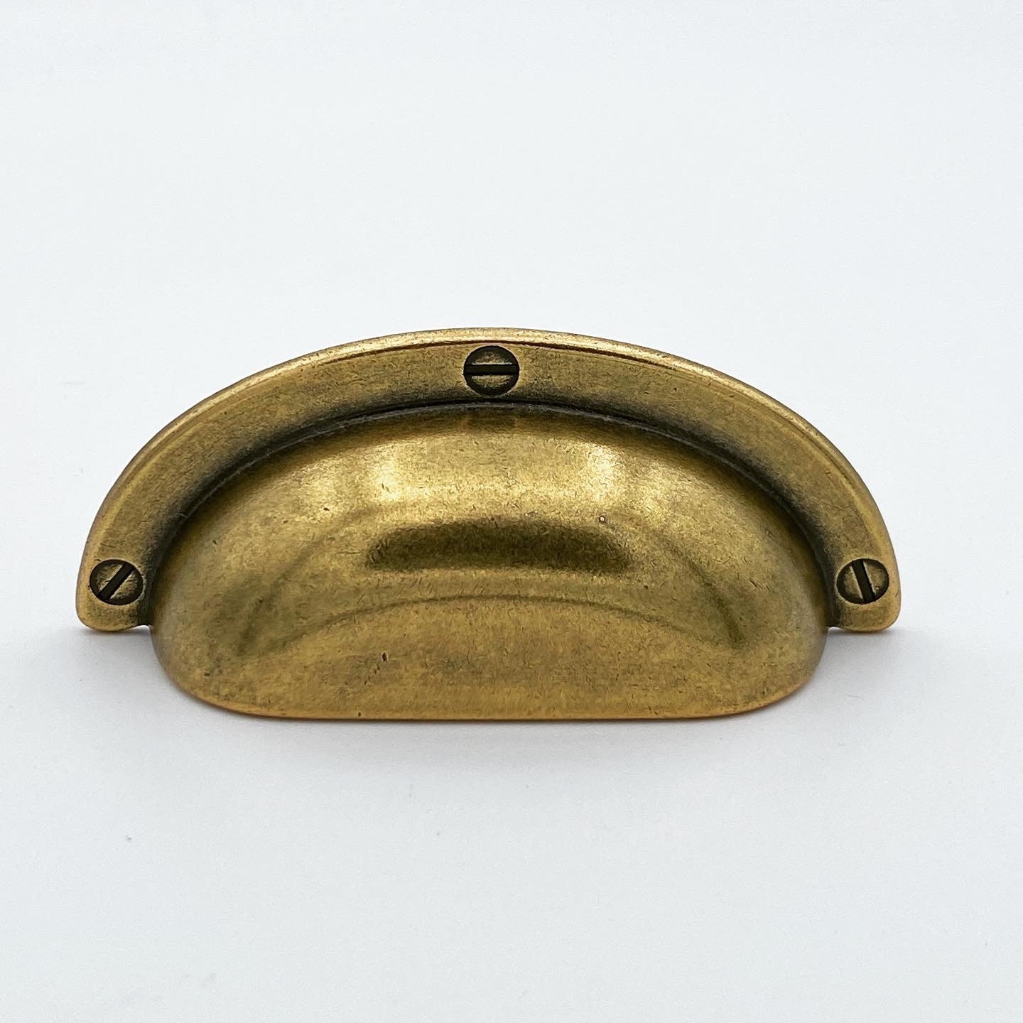 Antique Brass Cup Pull amalfi Drawer Bin Pulls in Etsy UK