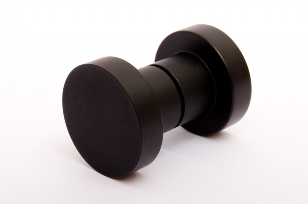 Matte Black Glass Shower Door Knob - Shower Door Handle Pull Knob ...