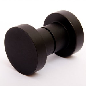 Matte Black Glass Shower Door Knob - Shower Door Handle Pull Knob ...
