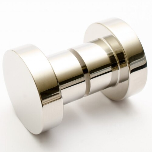 Polished Nickel Glass Shower Door Knob Shower Door Handle Etsy