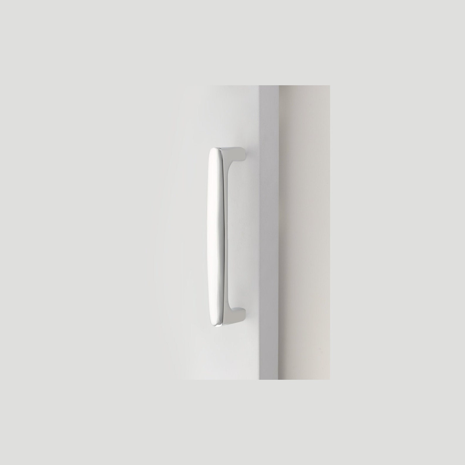 Barn Door Pull in Polished Chrome Hardware for Interior Etsy