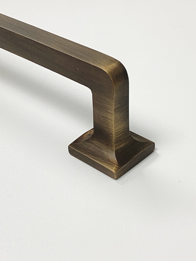 Antique Brass eloise Mission Style Drawer Pulls Etsy