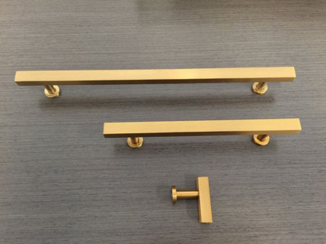 REUSE Brass Drawer Pull and Knobs Brass Drawer Pulls and Brass Knobs Etsy