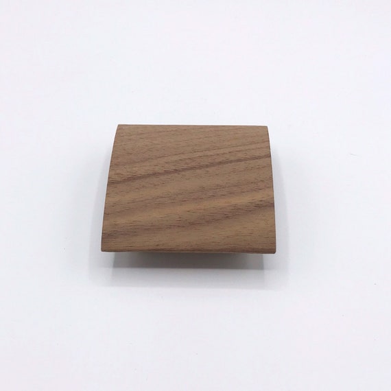 Mid Century Square Modern Cabinet Wood Pulls And Knobs Kitchen Closet Furniture Hardware