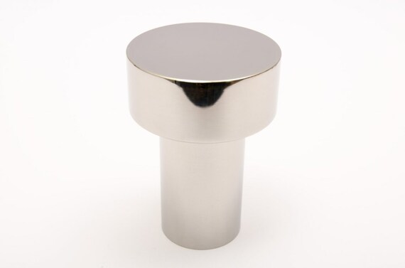Modern dot Polished Nickel Wall Hook 3 Sizes Available Nickel Hardware Wall Coat Hook Etsy