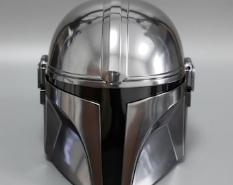 Premium Beskar Mandalorian Helmet - Star Wars The Mandalorian Full Size Wearable Cosplay Replica - Din Djarin Costume Armor Prop Gift