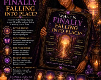 What Is Finally Falling Into Place? Reading | Divine Timing, Clarity & Spiritual Guidance