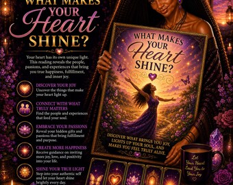 What Makes Your Heart Shine? Reading | Self-Love, Joy & Spiritual Guidance