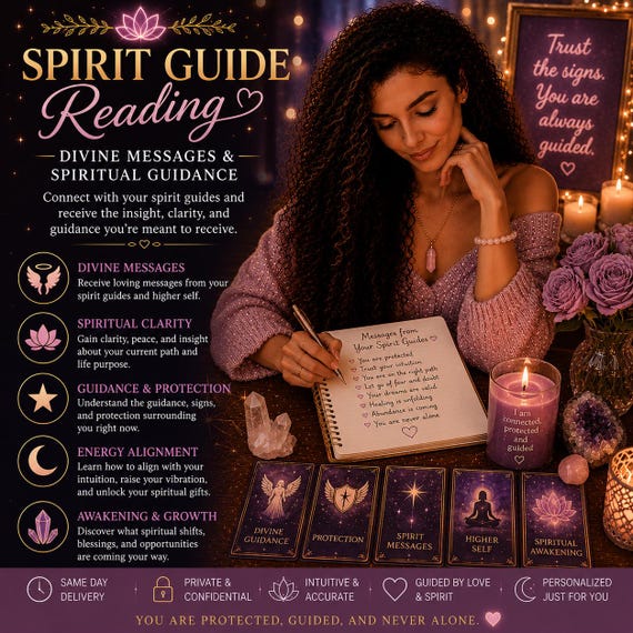 Spirit Guide Reading | Divine Messages, Spiritual Guidance & Psychic Insight