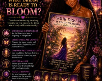 What Dream Is Ready To Bloom? Reading | Life Purpose, Manifestation & Spiritual Guidance