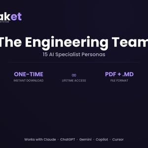 AI Prompt Cards for Developers | 15 ChatGPT Personas – Code Review, Cloud Ops & AI Integration | Digital Download