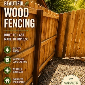DIY Privacy Fence Plans Beginner Fence Construction Guide PDF Download image 2