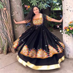 designer garba dresses Chaniya Choli For Navratri, Garba lehenga women, Navratri Dress By Aadat Export