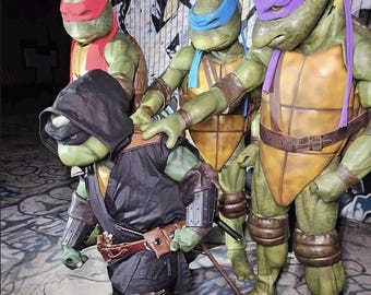 Disfraz de Tortuga Ninja Adolescente Mutante – Disfraz de Héroe de Halloween de Cuerpo Completo