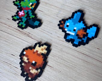 Gen 3 Hoenn Pokémon Starters | Mudkip, Torchic, Treecko Magnets