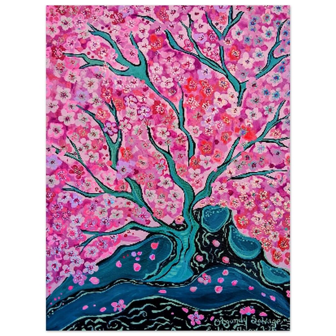 Pink Cherry Blossoms | Fine Art Print | Pacific Northwest Art | Semi ...