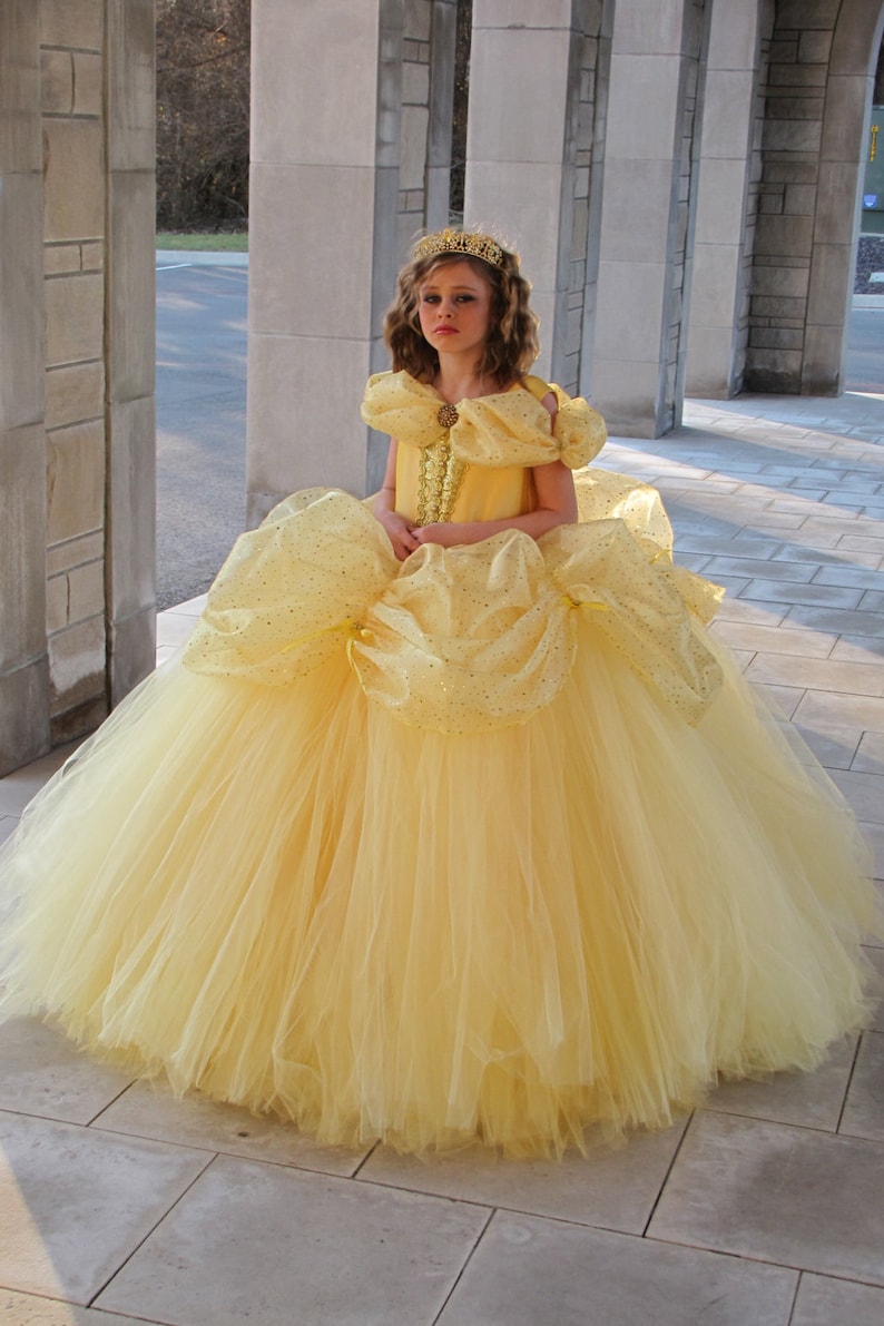 Disney Belle costume Belle dress Beauty and the Beast Dress Etsy
