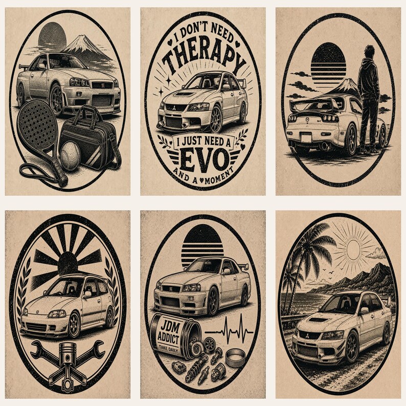 Svg Jdm Rim JDM SVG Bundle | 5 Designs | Cricut Sublimation Print | Personal Use ...