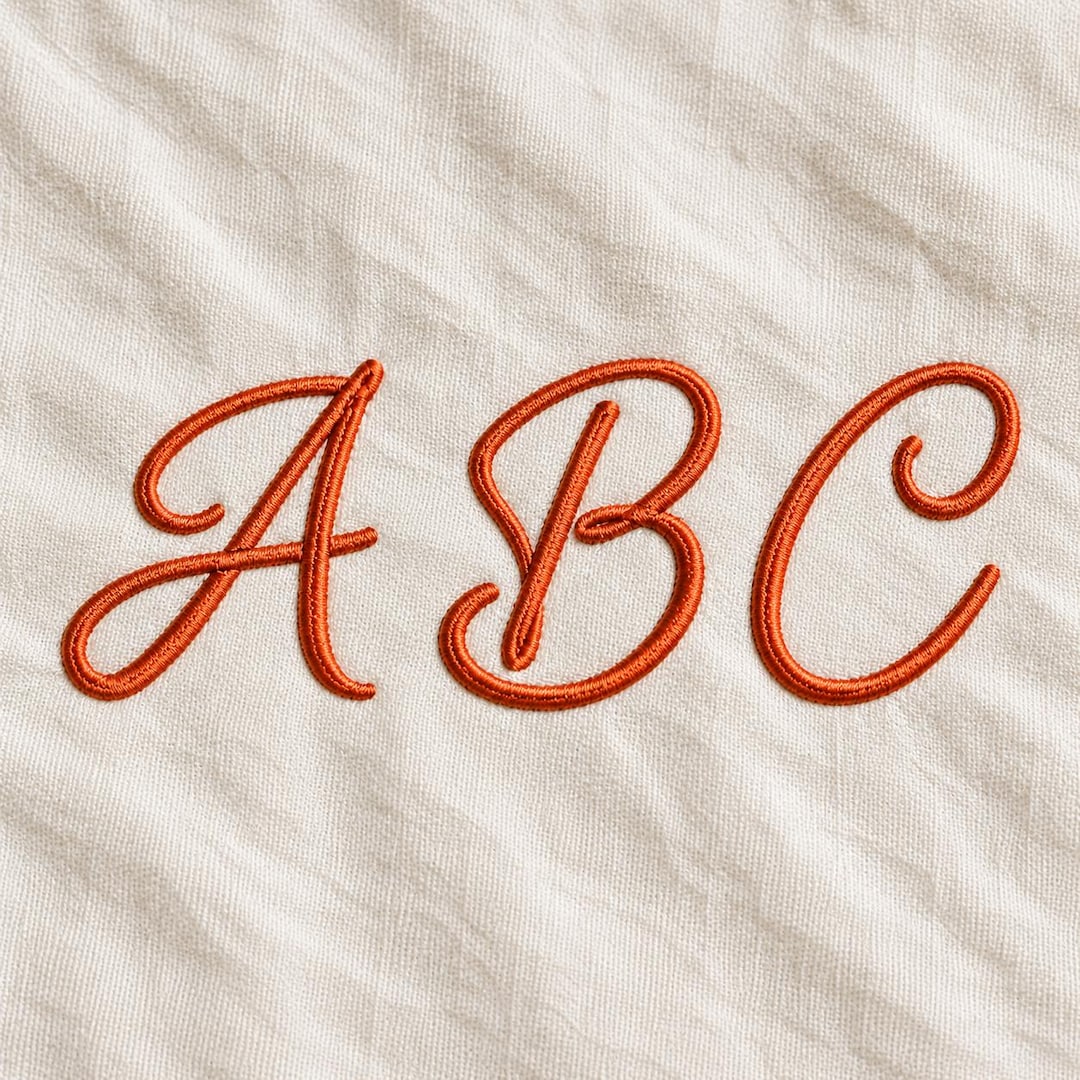 26 Fancy Script Satin Fill Alphabet Embroidery Designs, Elegant Machine ...