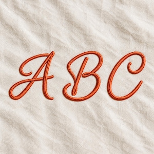 26 Fancy Script Satin Fill Alphabet Embroidery Designs, Elegant Machine ...