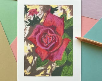 Pink Rose Notecards| Pink Rose Blank Cards| Pink Rose Blank Notecards| Pink Rose Notecards| Pink Floral Notecards| Blank Thank You Cards