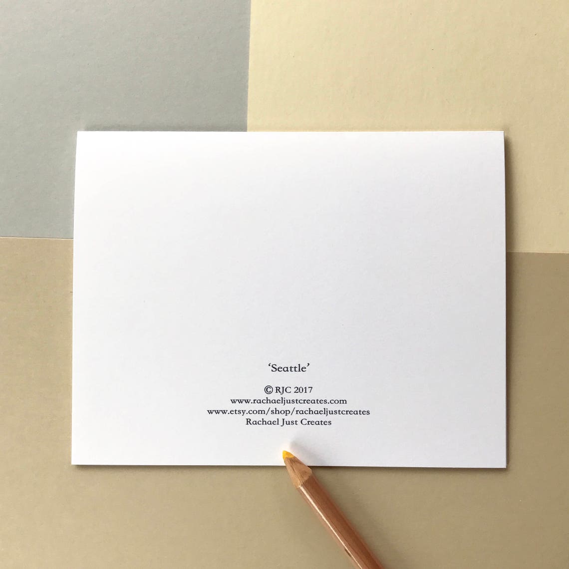 Seattle Seattle Notecards Seattle Postcards Seattle Greeting Cards