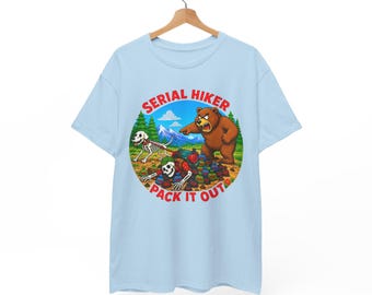 Serial Hiker Pack It Out-T-shirt