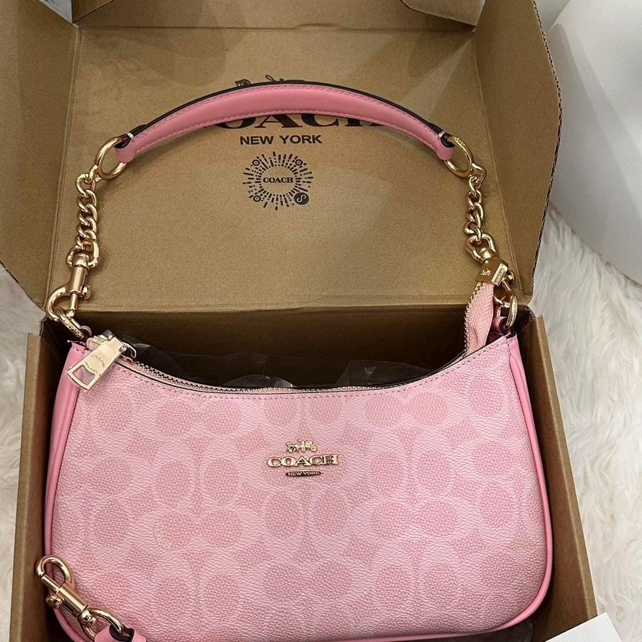 Vintage coach bag pink - Etsy 日本