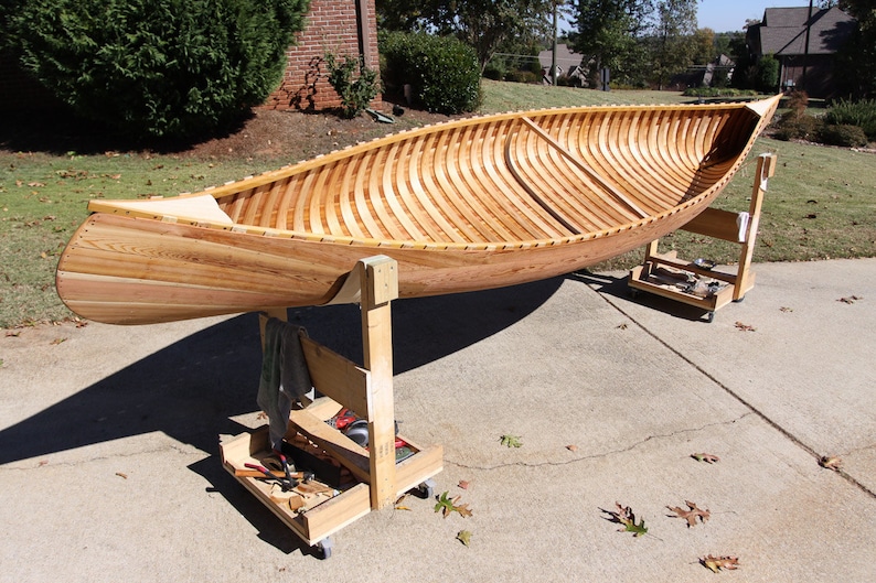 15' Custom Wood Canvas Canoe builttoorder Etsy
