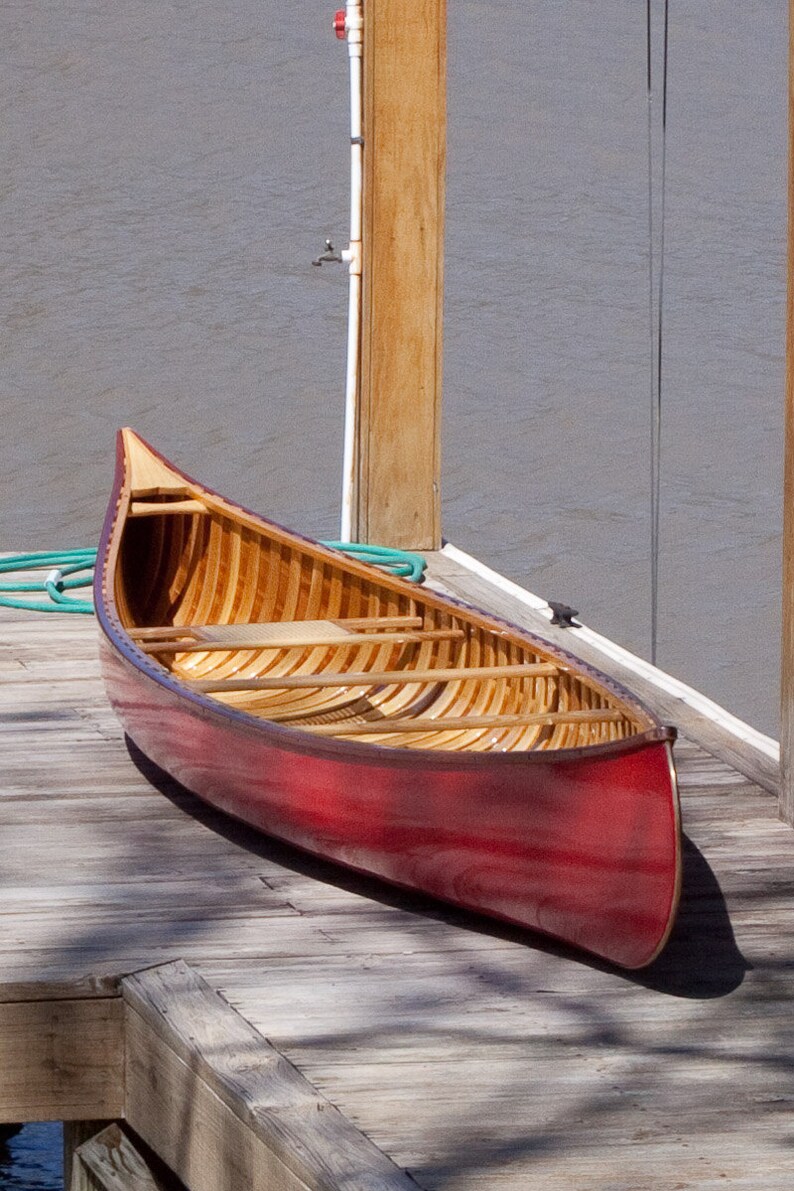 15' Custom Wood Canvas Canoe builttoorder Etsy