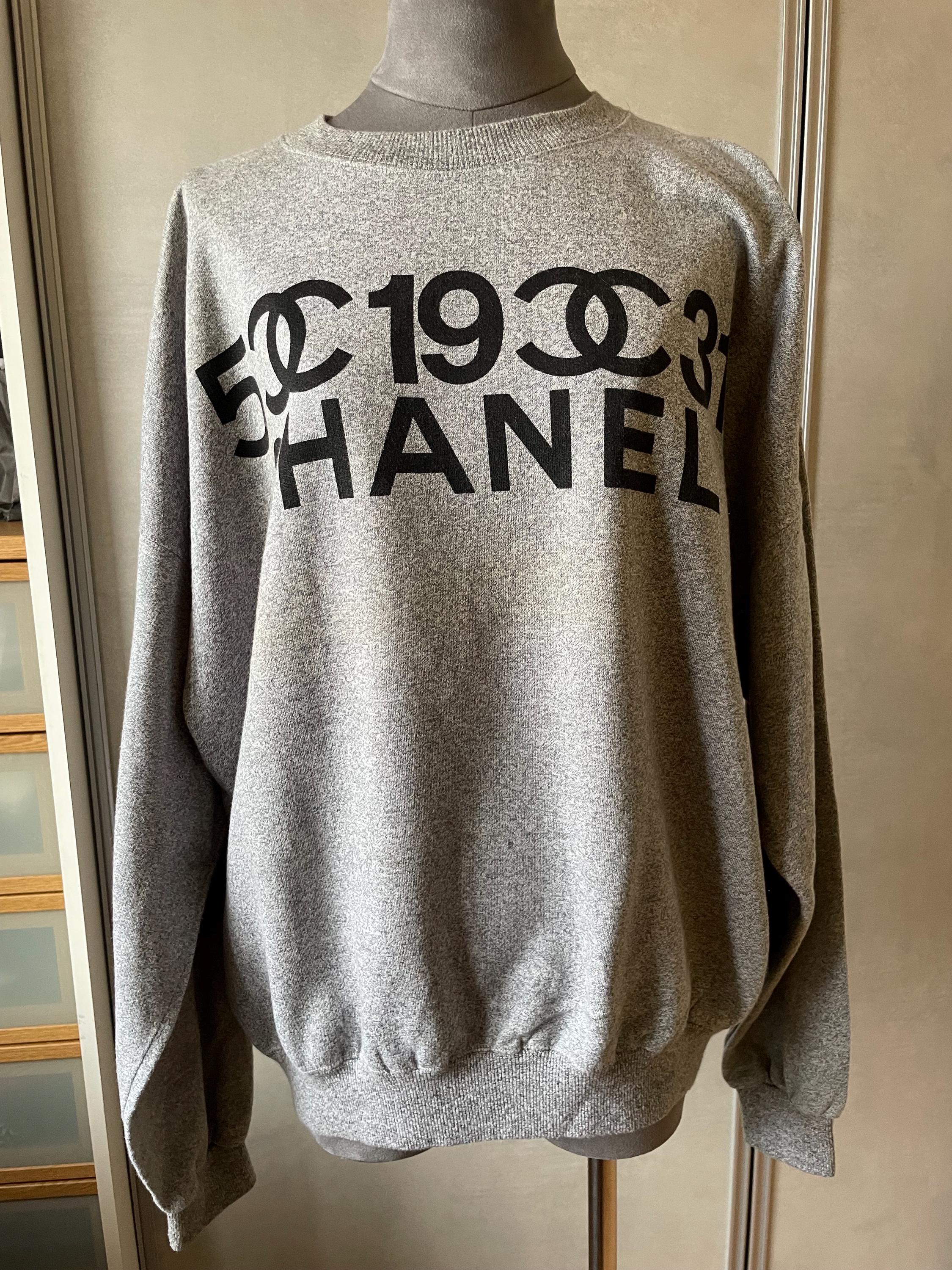 Chanel Logo Sweatshirt - Etsy