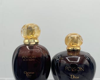 Vintage 80s Christian Dior Poison Perfume & Lotion Collection Full