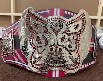 Cinturón de campeonato personalizado estilo Divas Bella Twins / Réplica del cinturón de título hecho a mano, edición para fanáticos