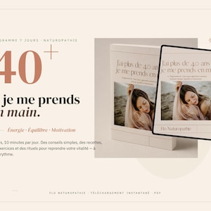 無料電子書籍｜40歳を過ぎても人生をコントロールする｜7日間でエネルギー、バランス、モチベーションを高めるプログラム｜ダウンロード可能なPDF