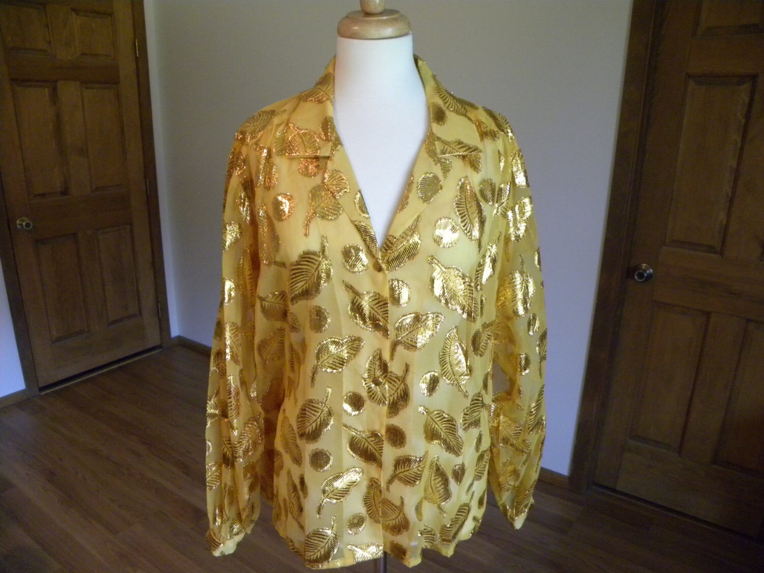 gold evening blouses