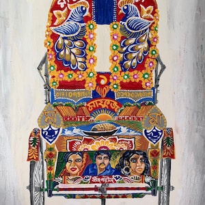 Dhaka Ricksha Print