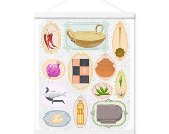 Rannaghor {Kitchen} Poster with hangers