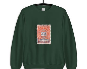 Vintage Fee Stamp Unisex Sweatshirt