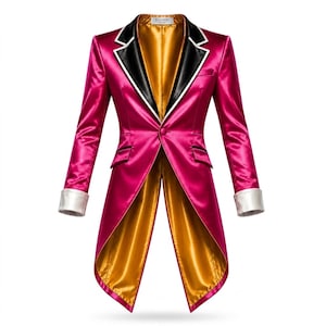 Chaqueta tipo frac hecha a mano inspirada en Michael Jackson - Blazer icónico de estrella del pop para actuaciones en el escenario para hombres - Disfraz de cosplay de primera calidad