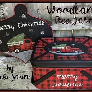 Woodland Tree Farm digital pattern