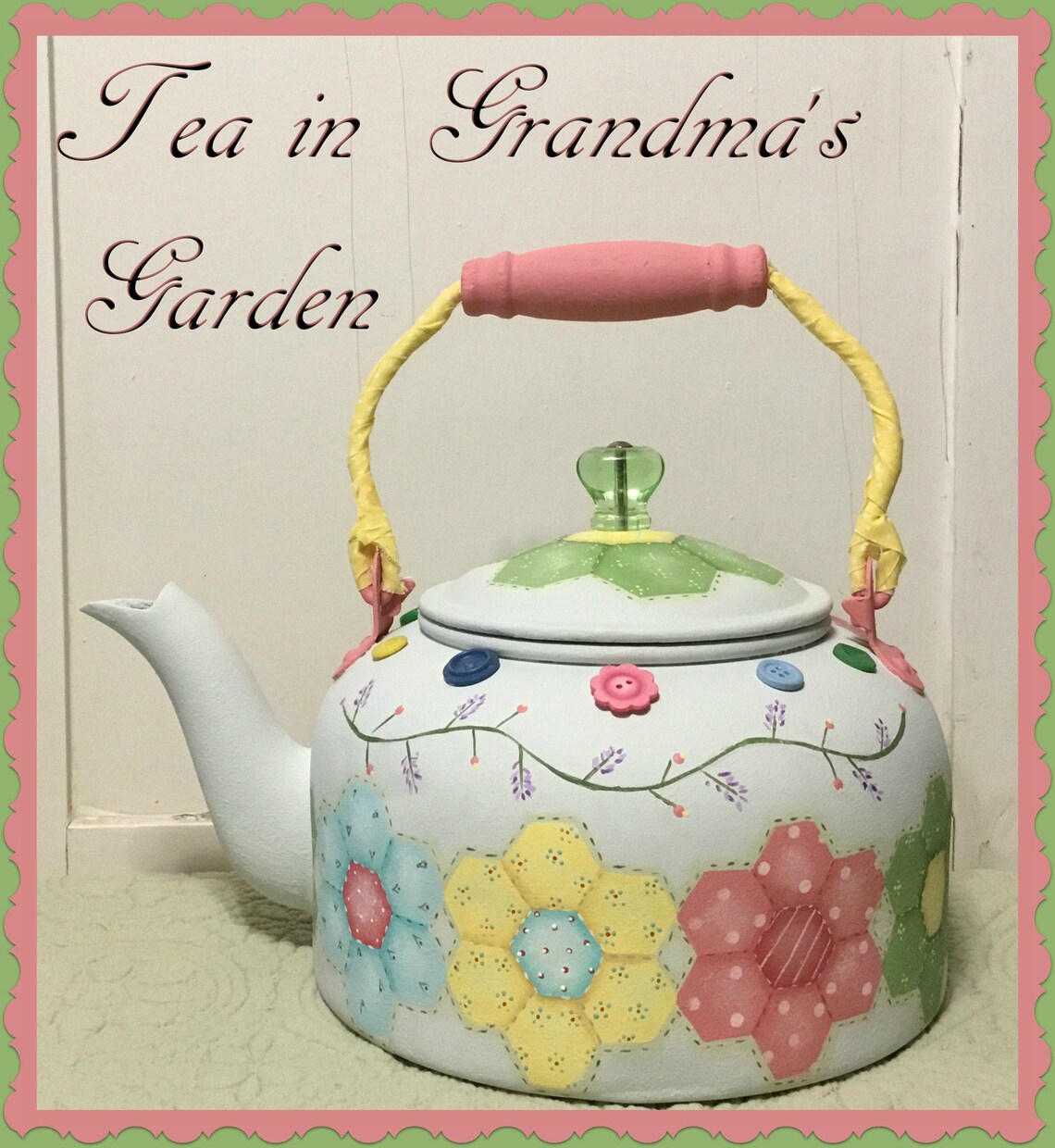 Tea in Grandma's Garden Etsy